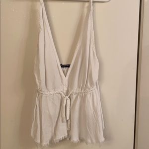 Brandy white tank